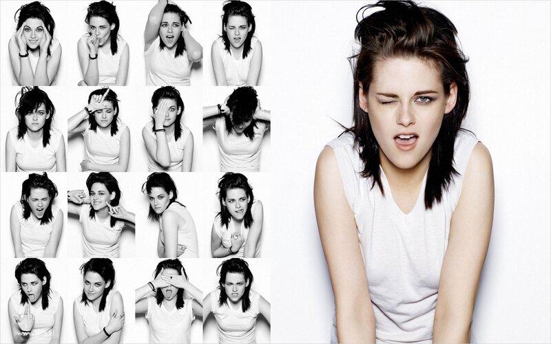 Kristen Stewart expression collage