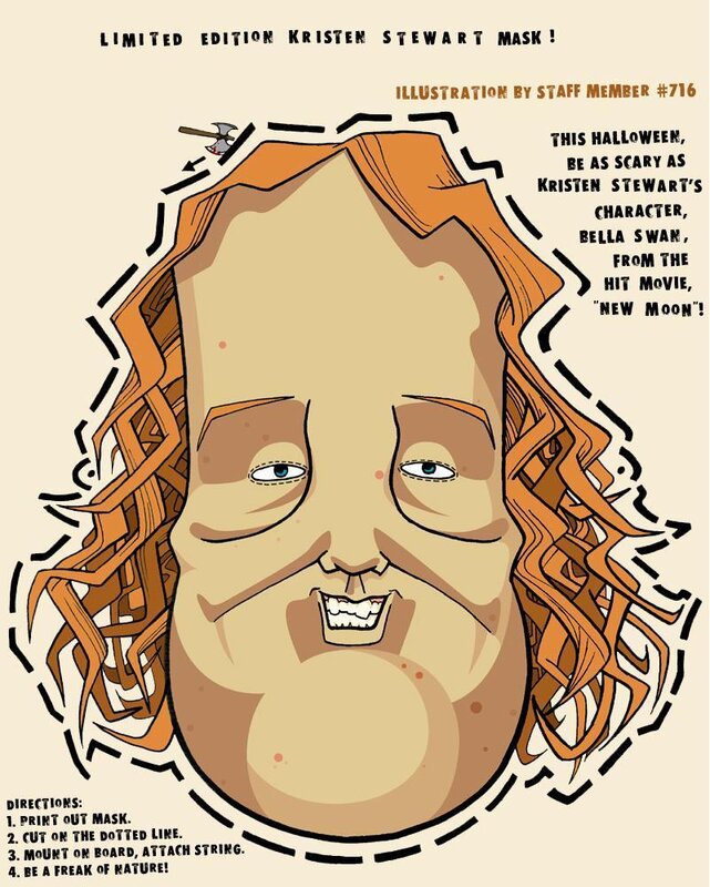 Kristen Stewart Halloween mask