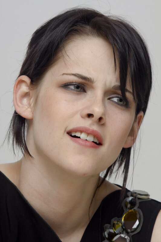 Kristen Stewart in a black top