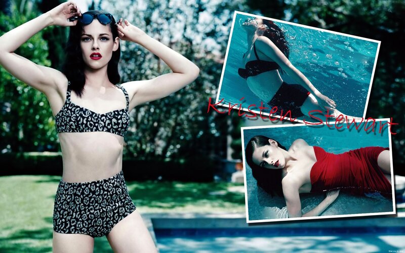 Kristen Stewart in swimsuit
