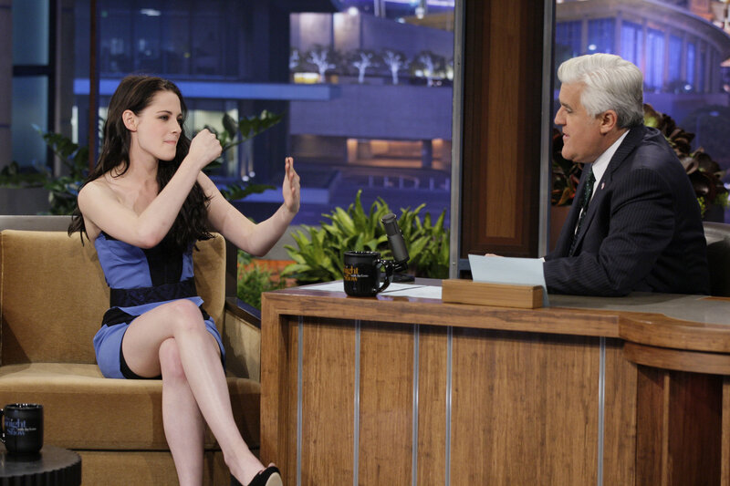Kristen Stewart on a talk show