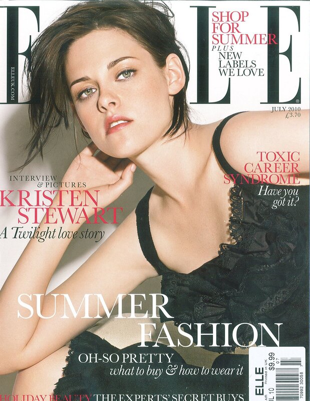Kristen Stewart on Elle cover