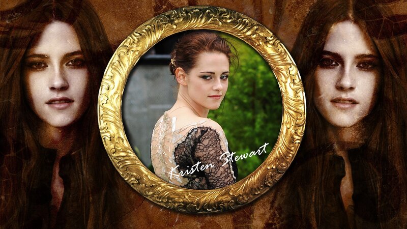 Kristen Stewart portrait collage