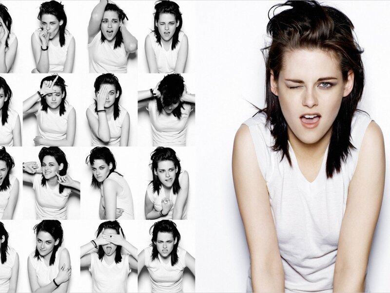 Kristen Stewart portrait collage