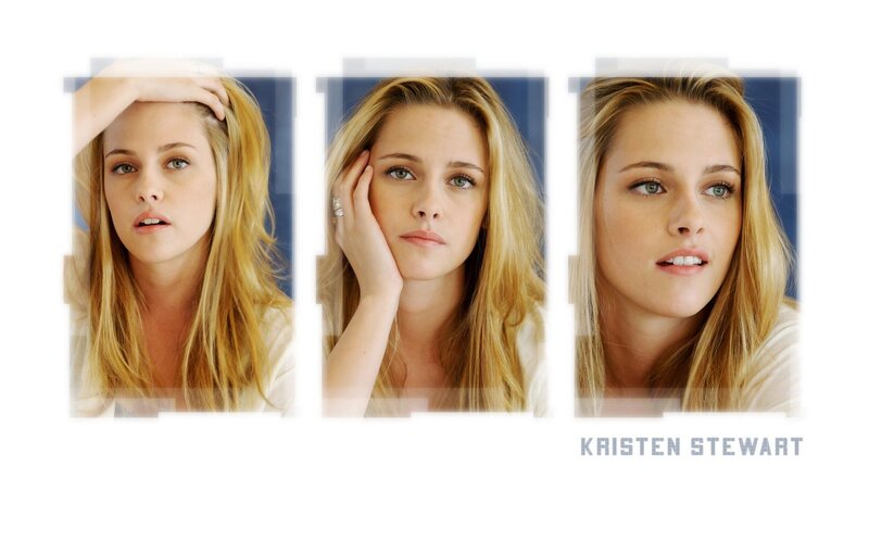 Kristen Stewart Portrait — White
