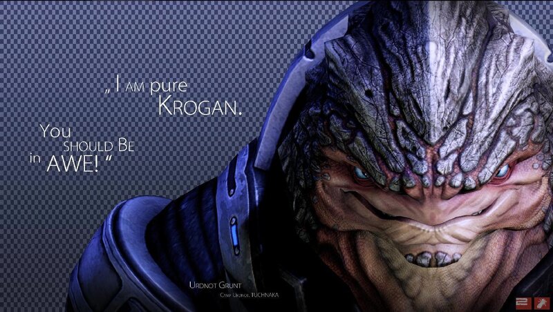Krogan character from Mass Effect