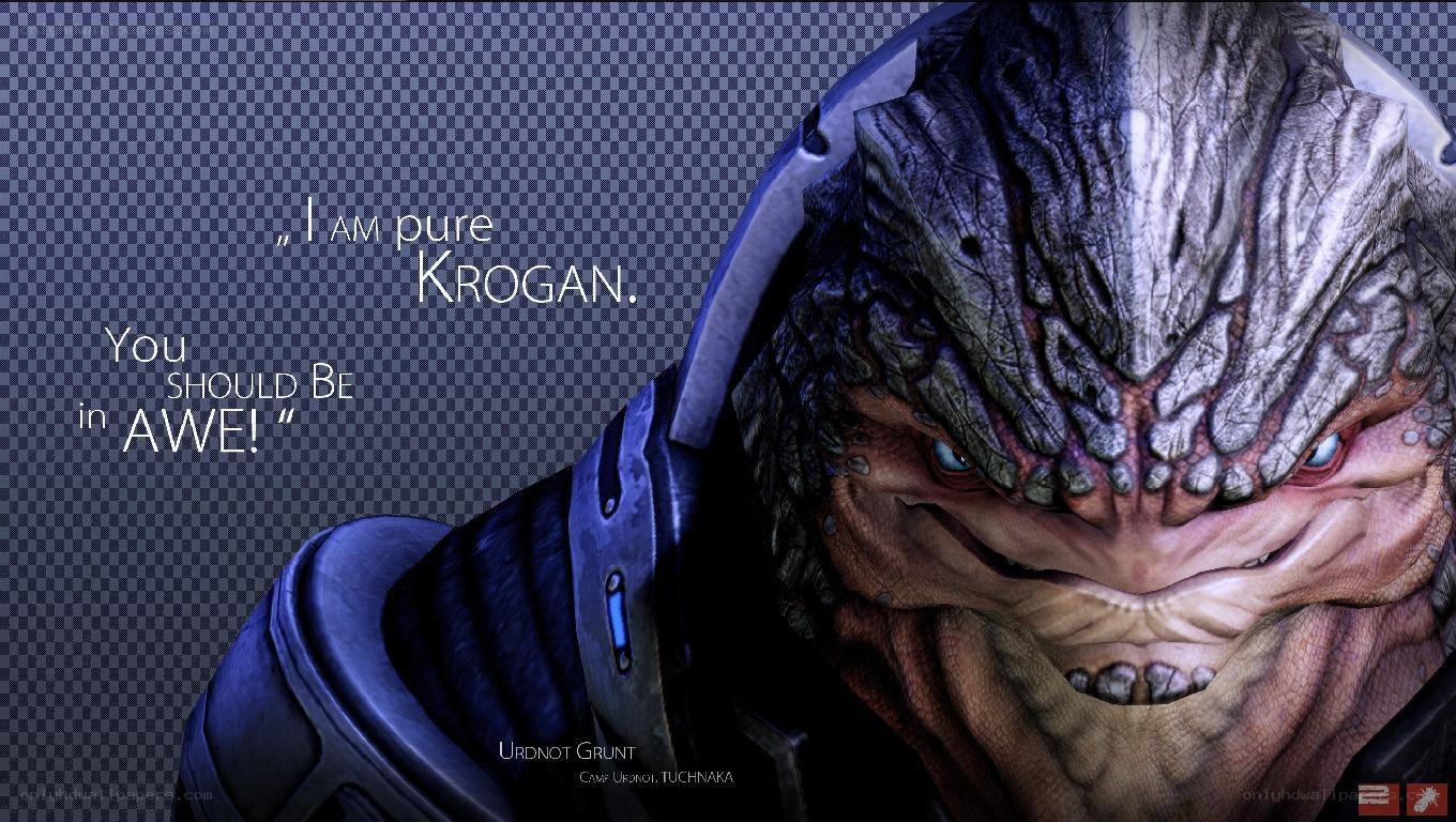 Krogan character from Mass Effect