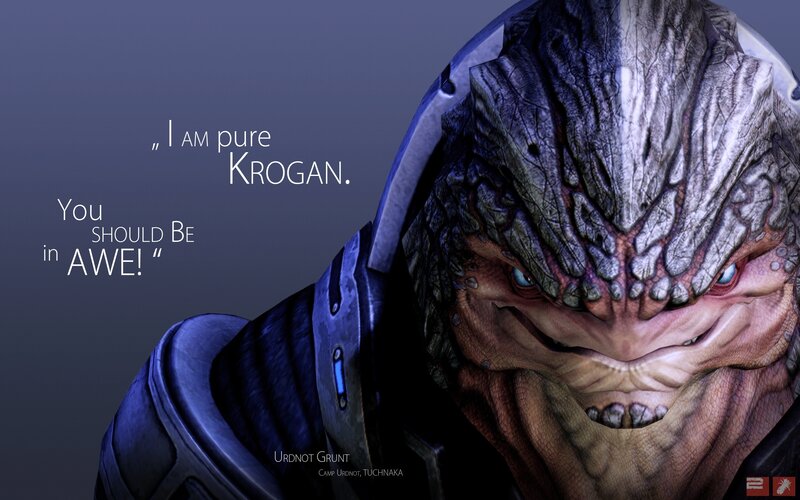 Krogan character from Mass Effect