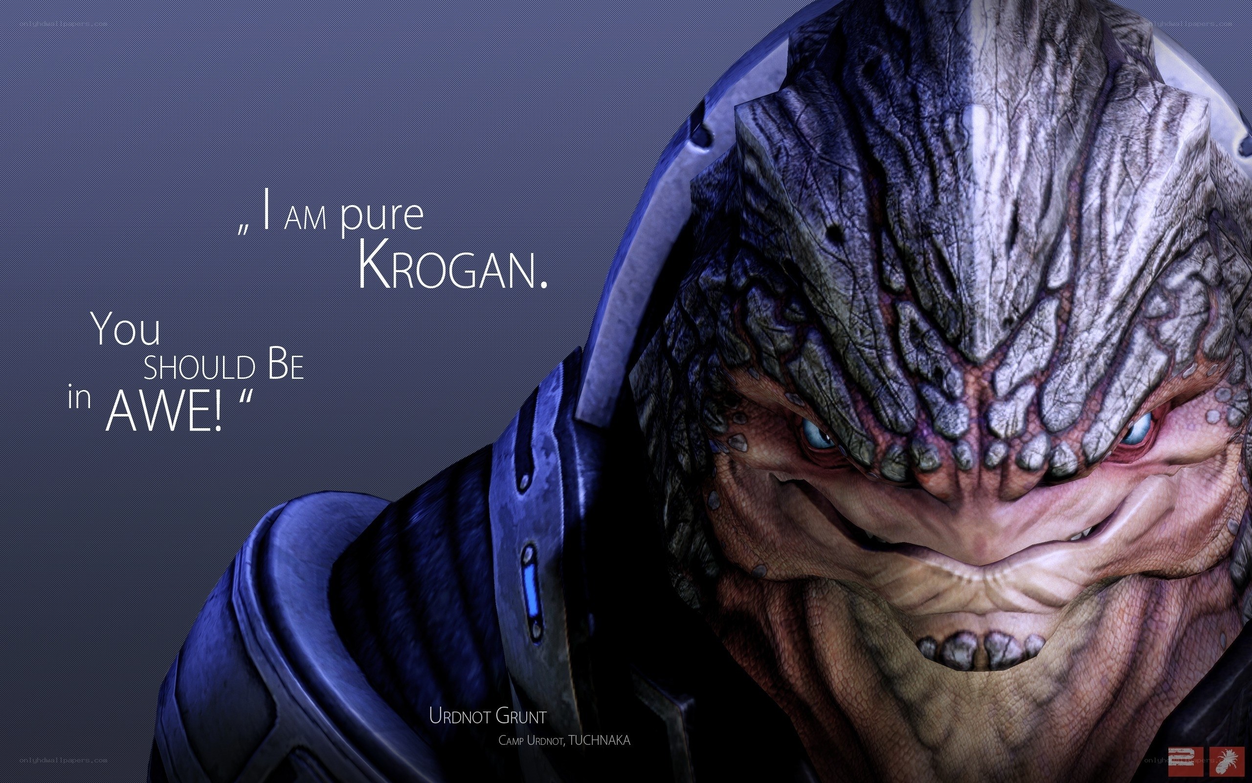 Krogan character from Mass Effect