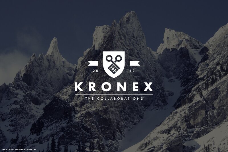 Kronex logo on mountain backdrop