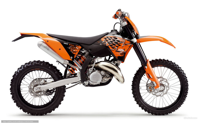 KTM 125 EXC dirt bike