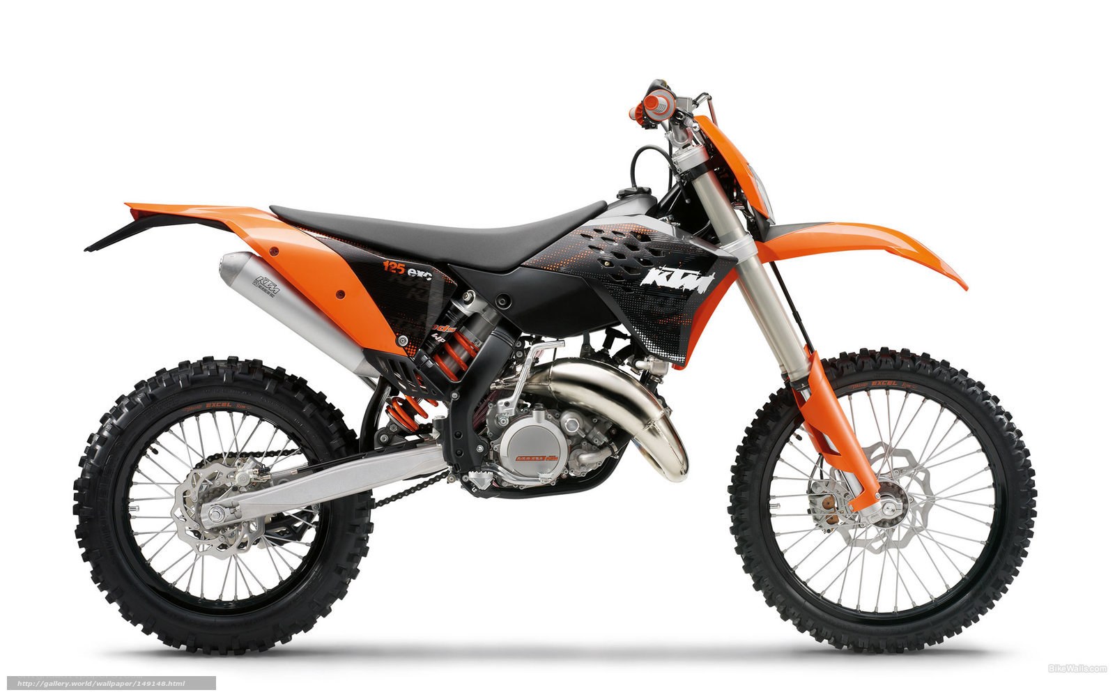 KTM 125 EXC dirt bike