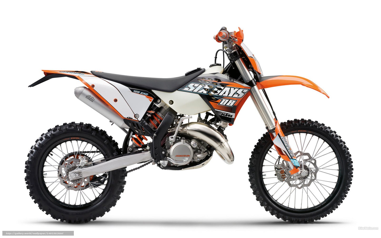 KTM 125 EXC Six Days motorcycle