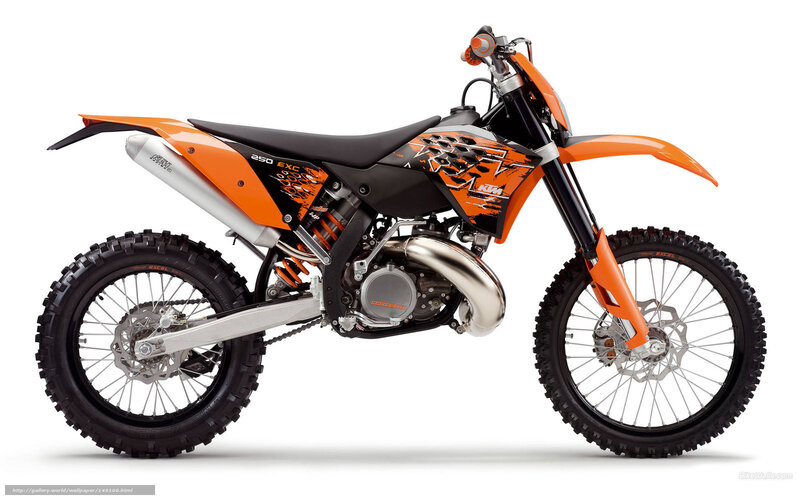 KTM 250 EXC dirt bike