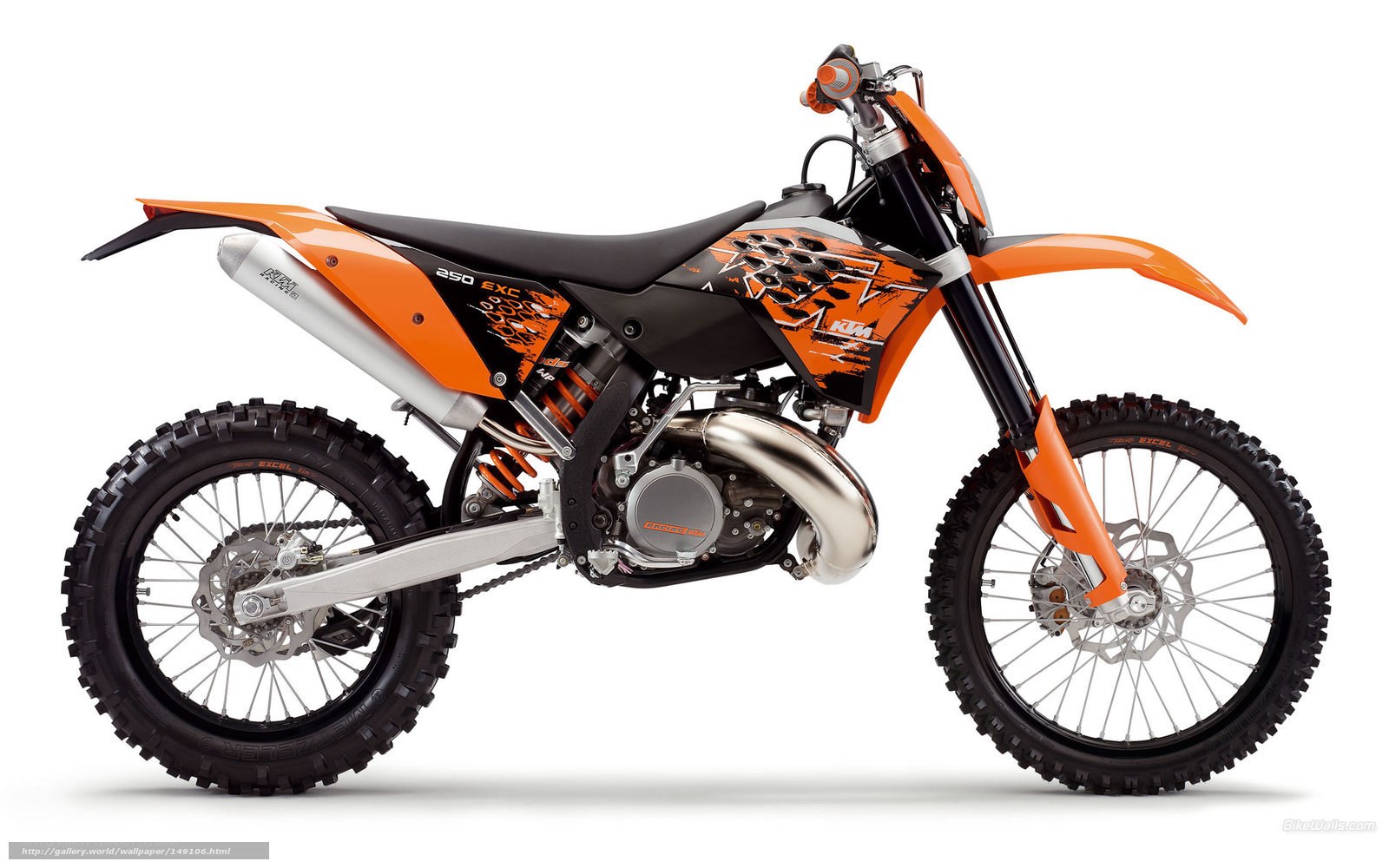 KTM 250 EXC dirt bike
