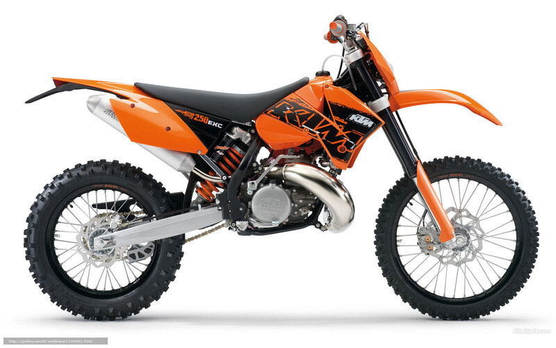 KTM 250 EXC dirt bike
