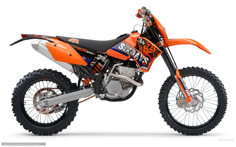 KTM 250 EXC-F dirt bike