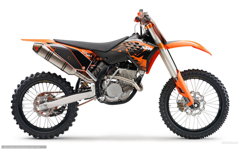 KTM 250 SX-F dirt bike