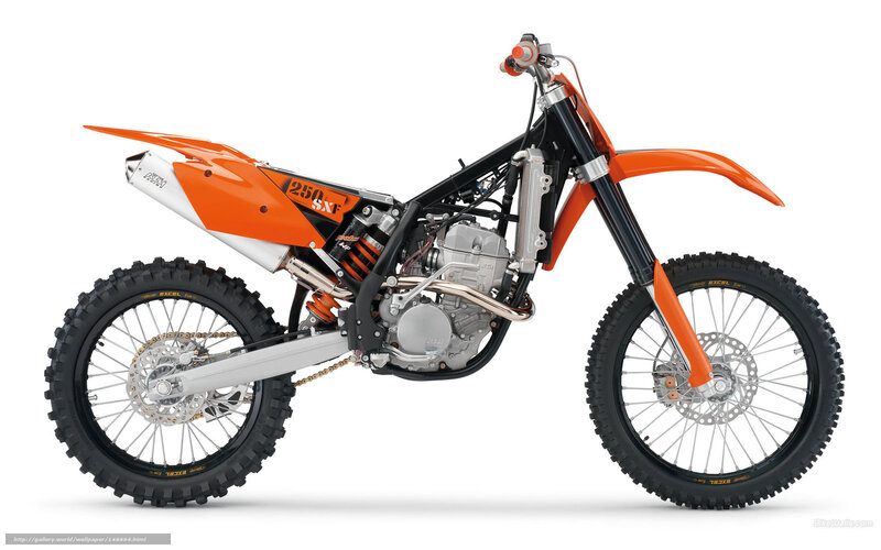 KTM 250 SXF dirt bike