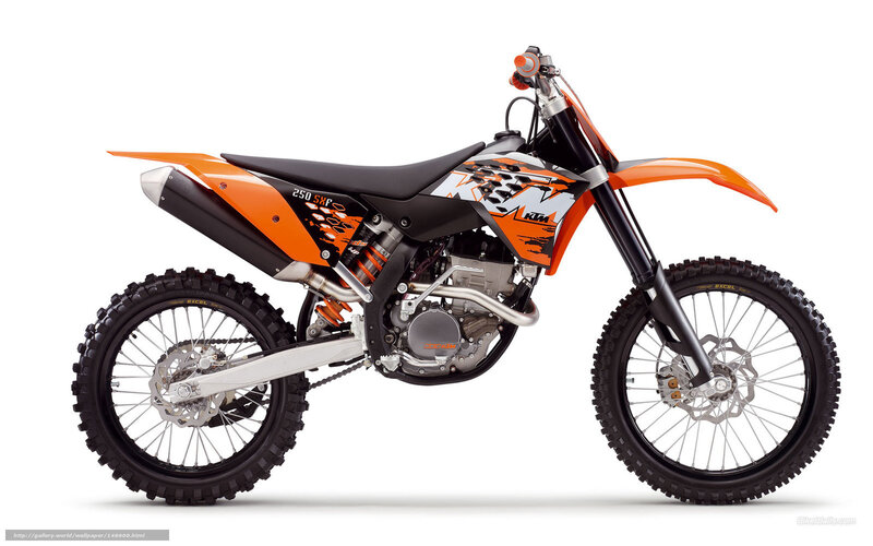 KTM 250 SXF dirt bike