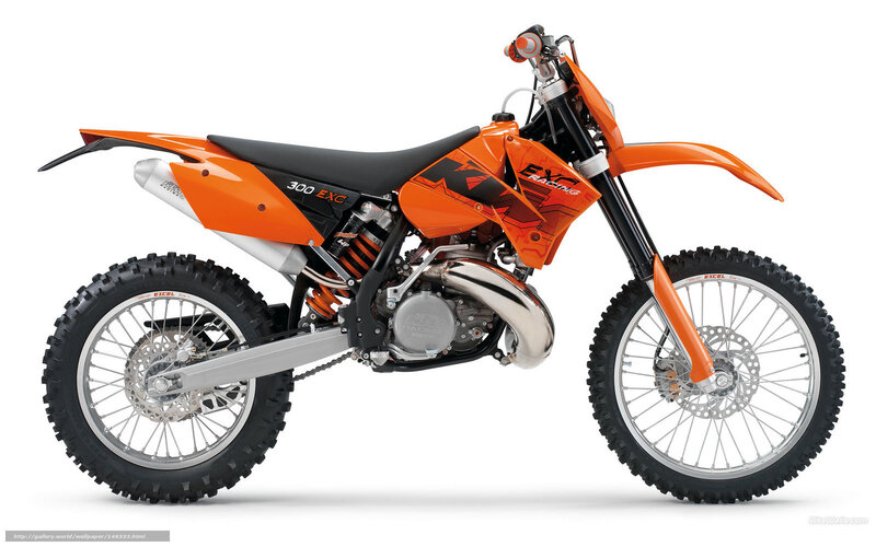 KTM 300 EXC dirt bike