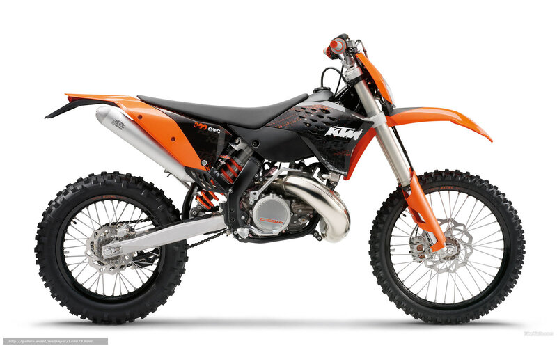 KTM 390 EXC dirt bike