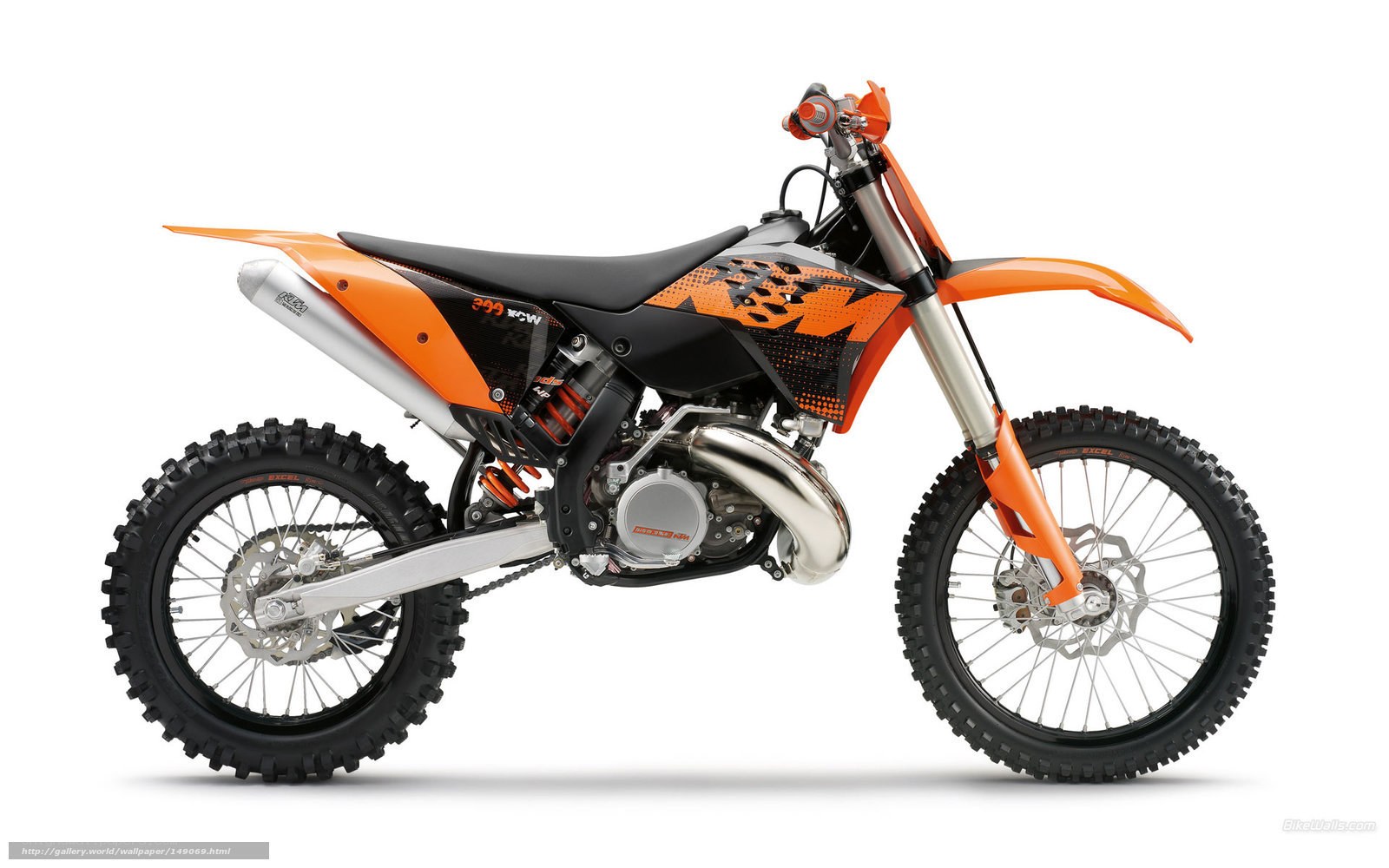 KTM 399 XCW dirt bike