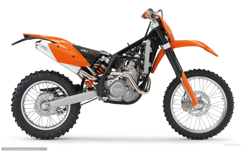 KTM 450 EXC dirt bike