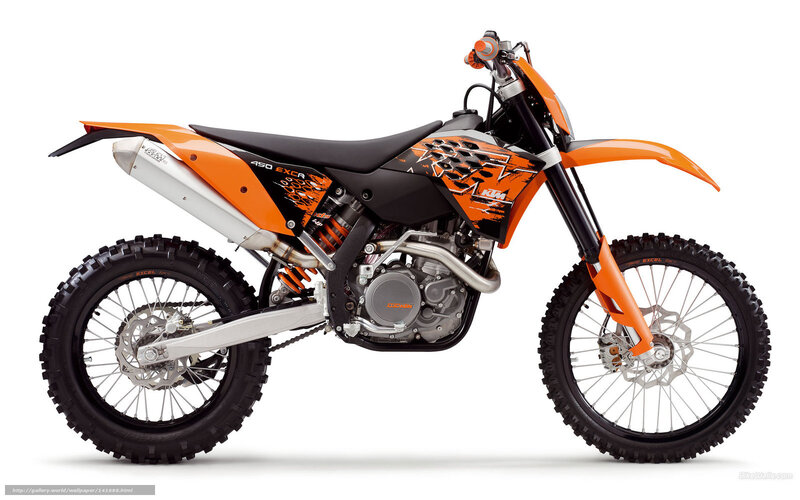 KTM 450 EXCR dirt bike