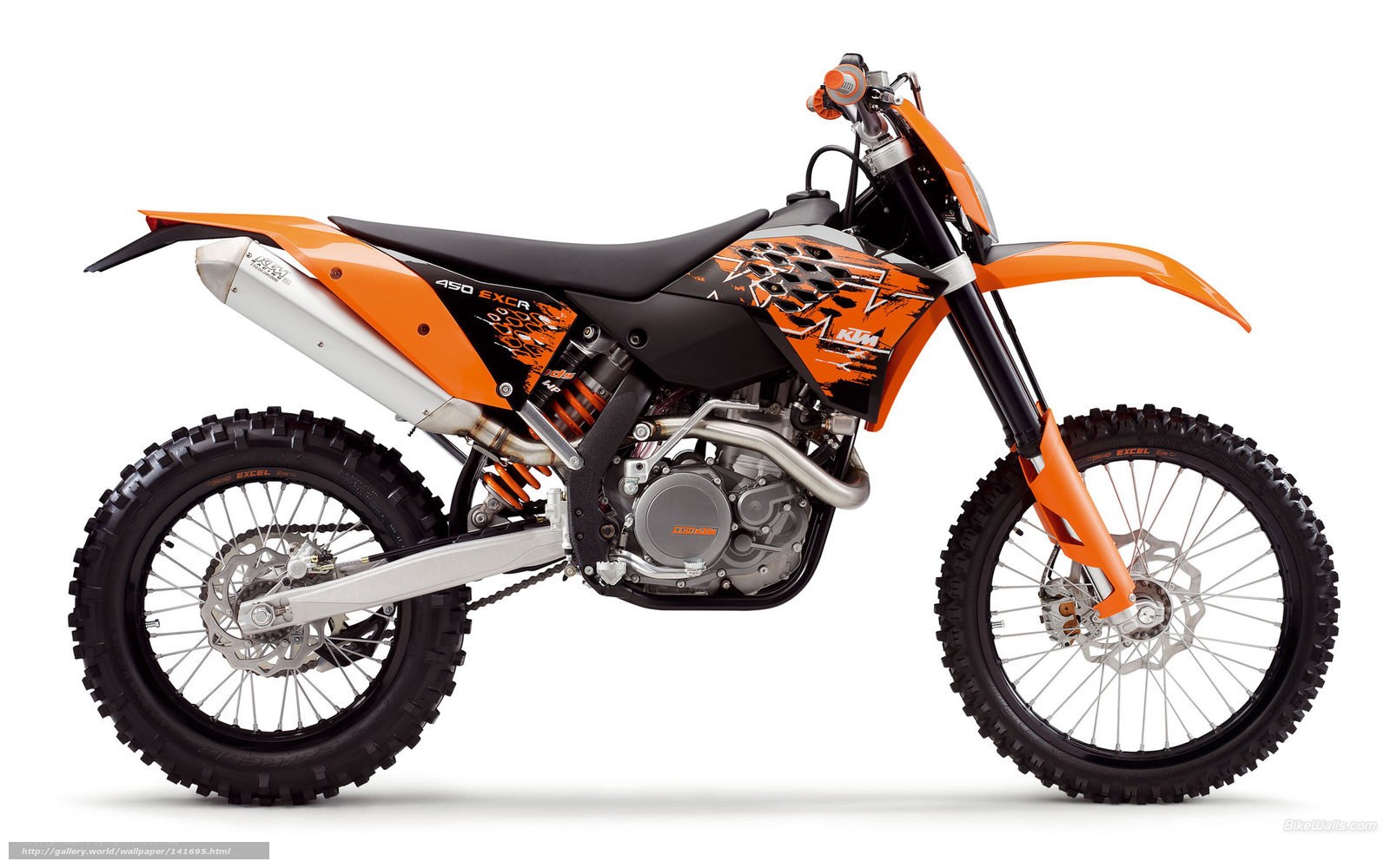 KTM 450 EXCR dirt bike