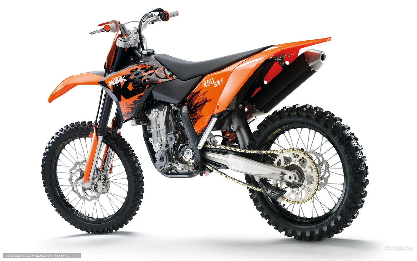 KTM 450 SX-F dirt bike