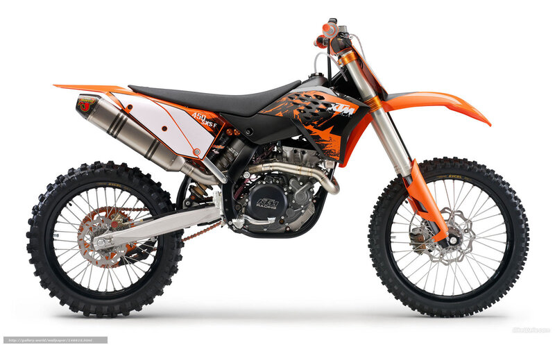 KTM 450 SX-F dirt bike
