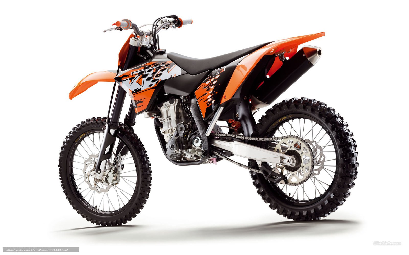 KTM 505 EXC dirt bike
