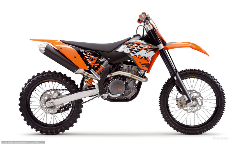 KTM 505 SXF dirt bike
