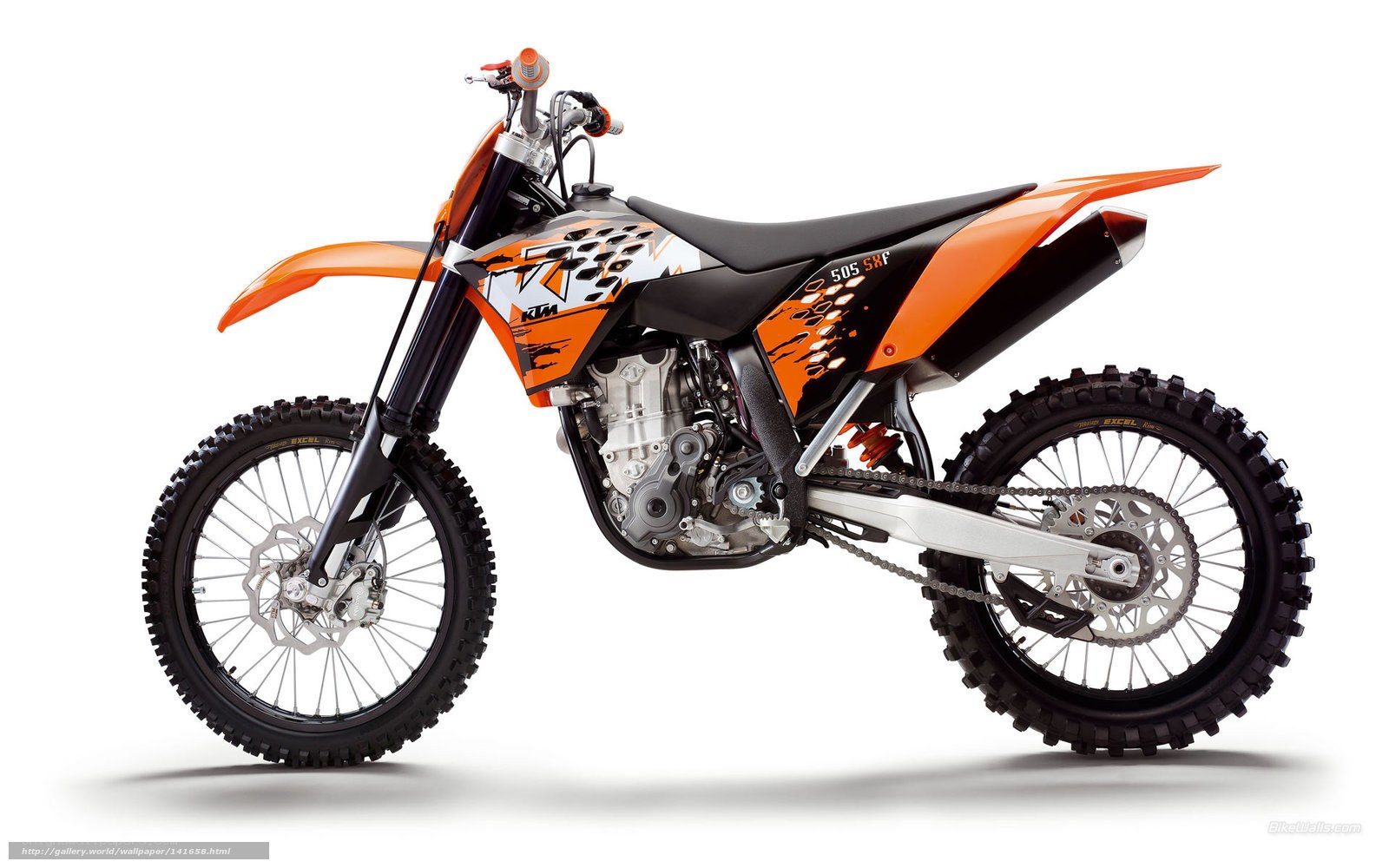 KTM 505 SXF dirt bike
