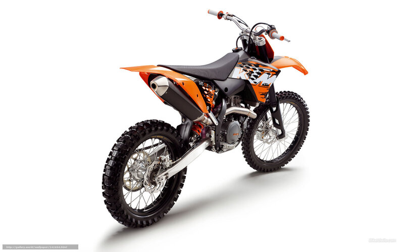 KTM 505 SXF dirt bike