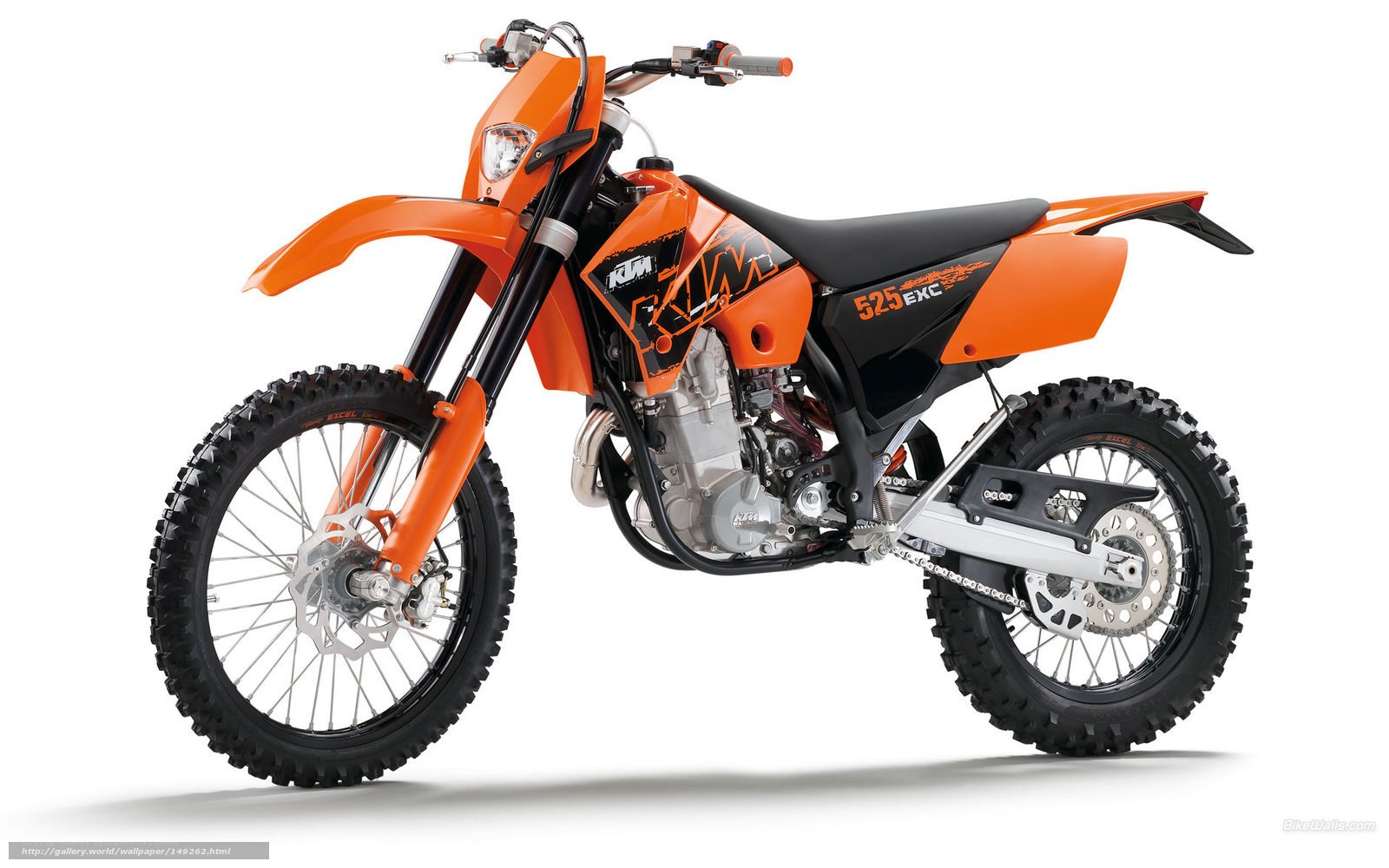KTM 525 EXC dirt bike