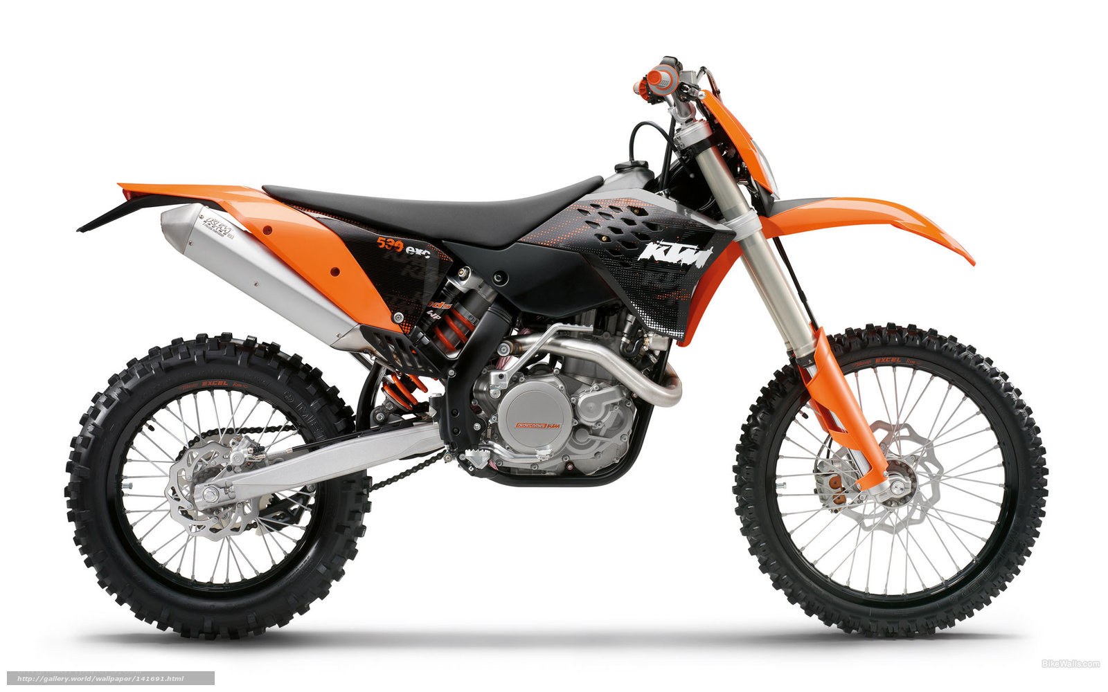 KTM 530 EXC dirt bike