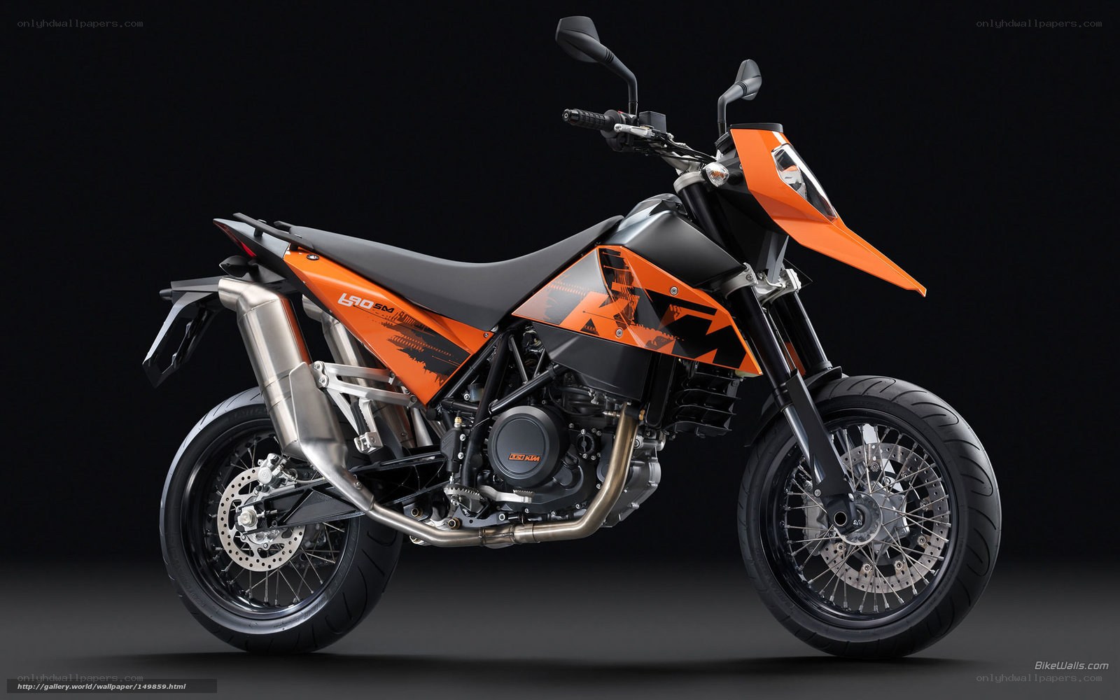 KTM 690 SMC motorcycle