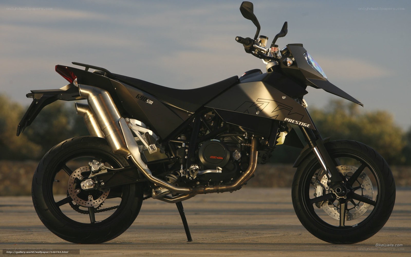 KTM 690 SMC motorcycle