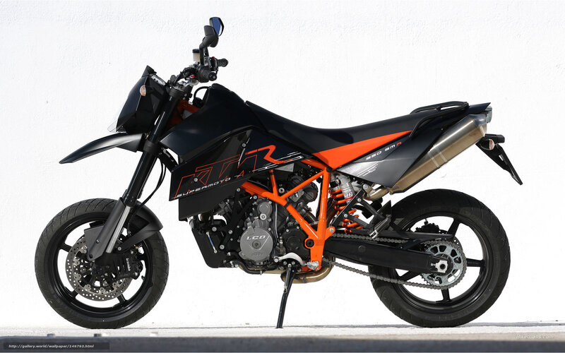 KTM 950 SMR Motorcycle — Black
