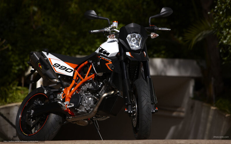 KTM 990 Motorcycle — Black