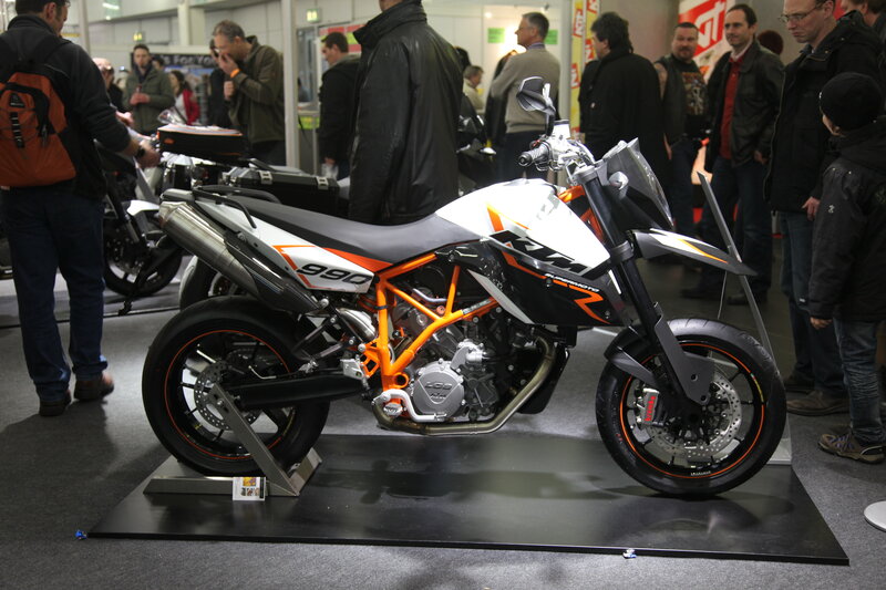 KTM 990 motorcycle on display