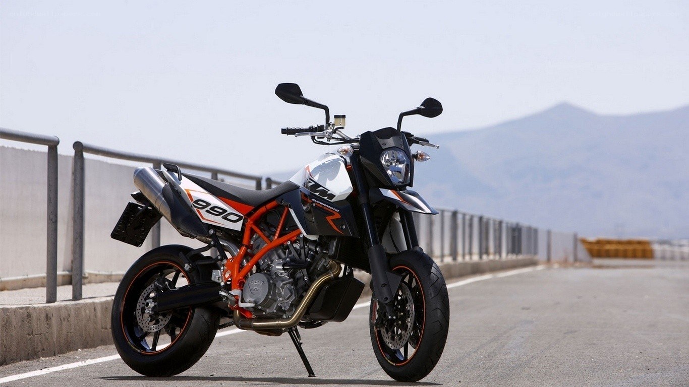 KTM 990 motorcycle on road