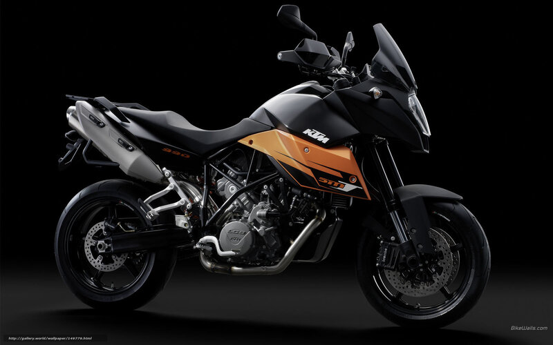 KTM 990 SMT Motorcycle — Black, Dramatic
