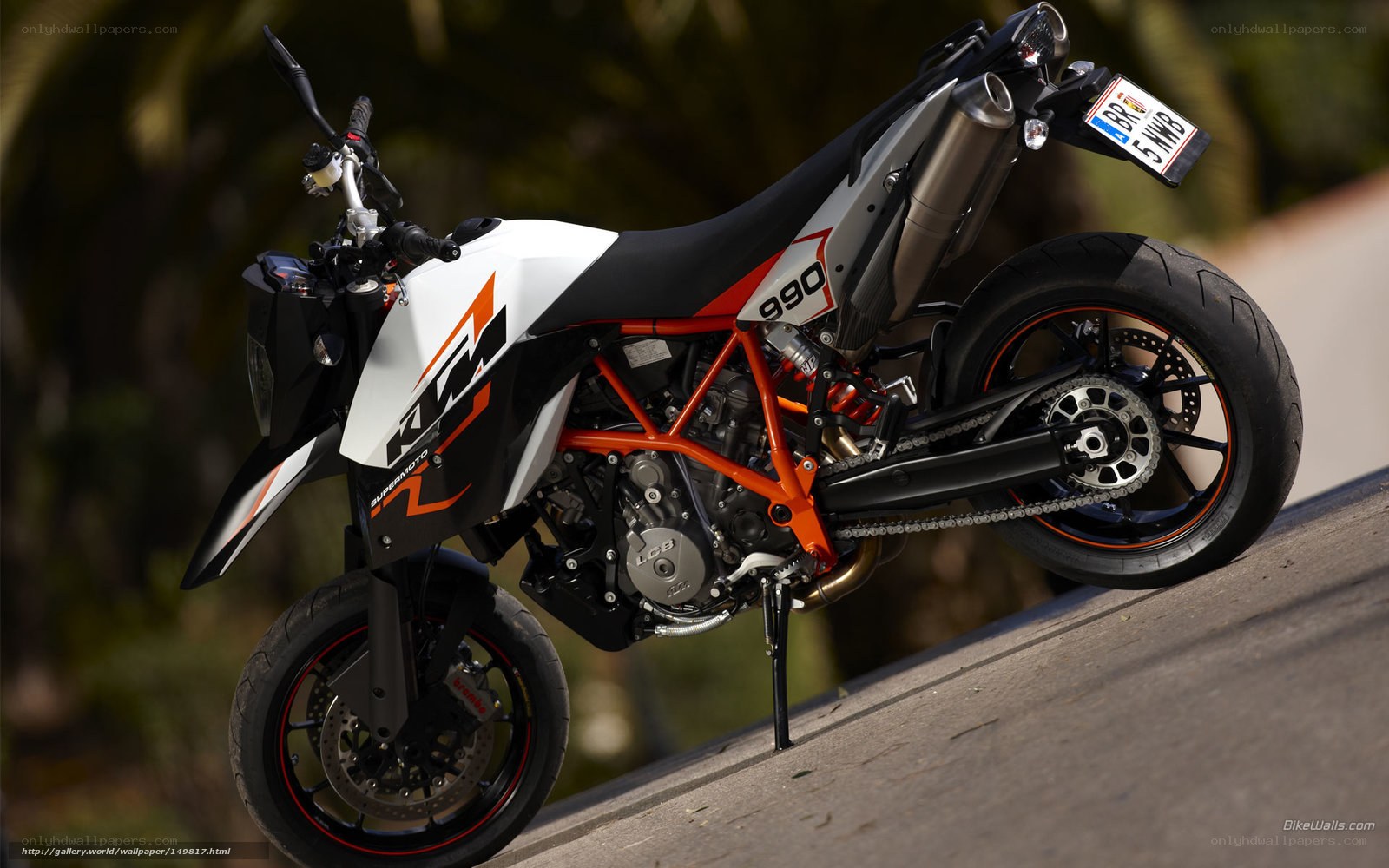 KTM 990 Supermoto motorcycle