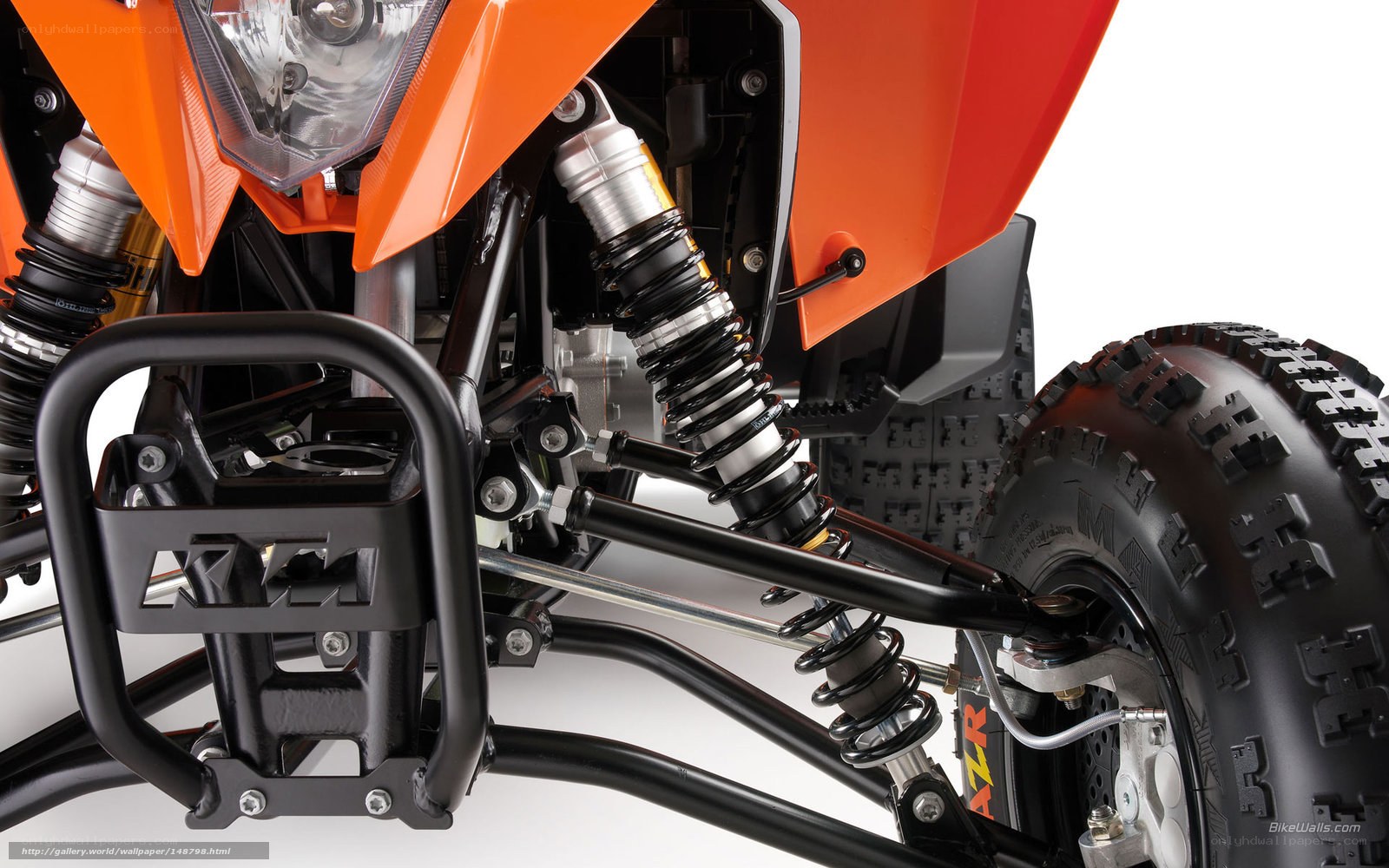 KTM ATV front suspension