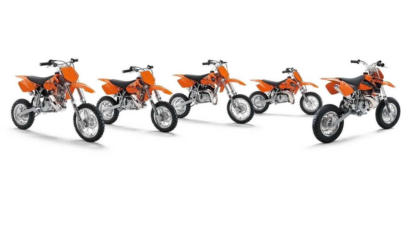 KTM dirt bikes lineup