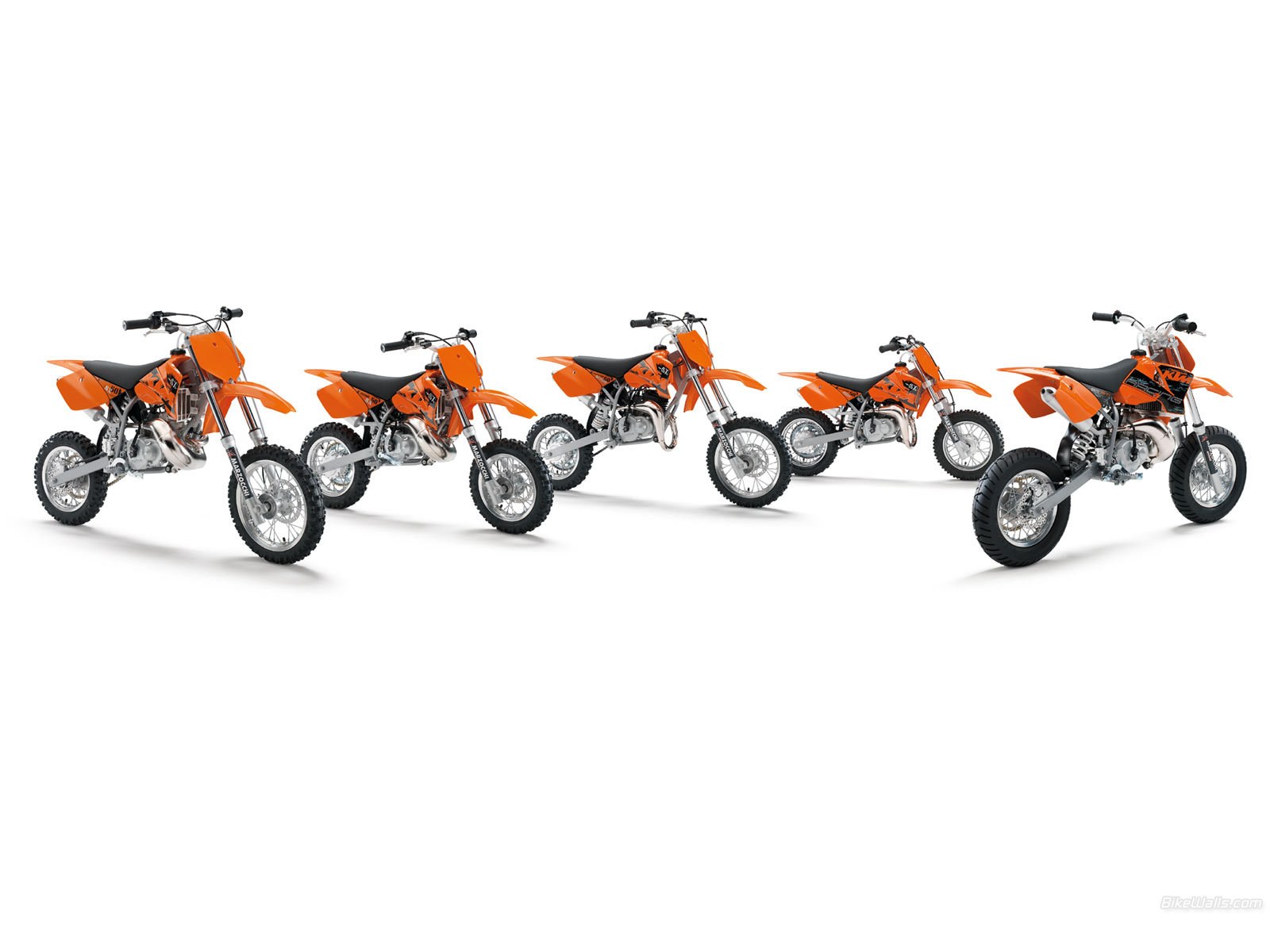 KTM dirt bikes lineup