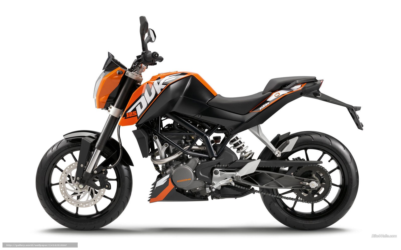 KTM Duke 250 motorcycle